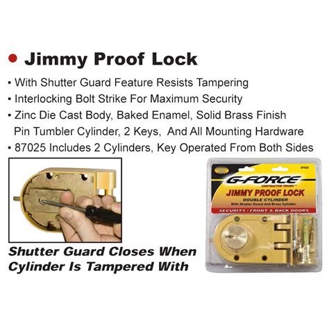 Unlock wiko jimmy free with unlocky. G-Force Jimmy Proof Lock | Heeby's Surplus Inc.