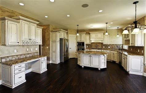 If cabinets feel very old and outdated, use faux finishes to enhance this look in a cool way. 35 Beautiful White Kitchen Designs (With Pictures ...