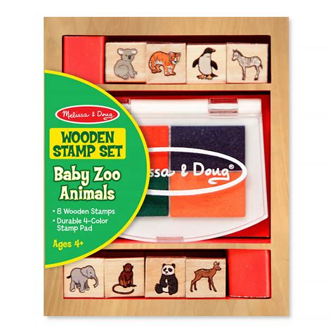 Melissa And Doug Baby Zoo Animal Stamp Set Online Toys Australia
