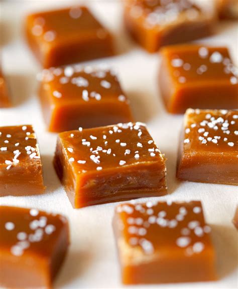 Chewy Salted Caramels