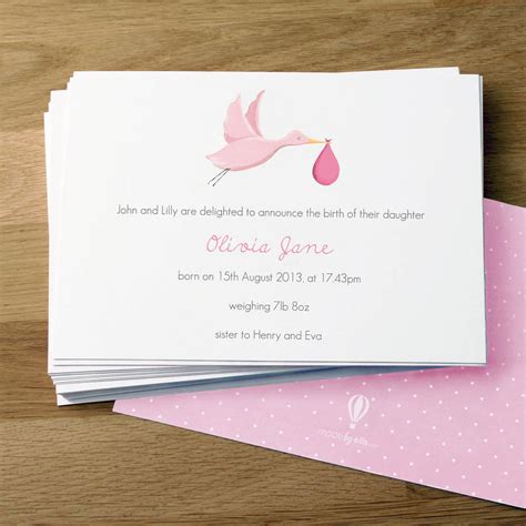 Jan 25, 2019 · save 50% off hardcover photo books & wall art. personalised new baby girl announcement cards by made by ellis | notonthehighstreet.com