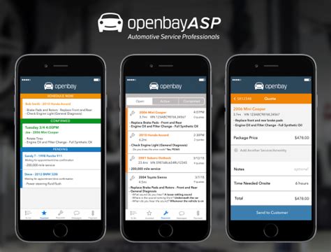 Openbay Debuts Openbayasp Mobile Platform For Auto Professionals