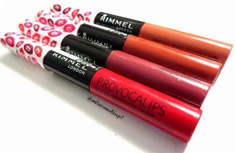 Rimmel London Provocalips 16 Hr Kiss Proof Lip Colour Review Swatches