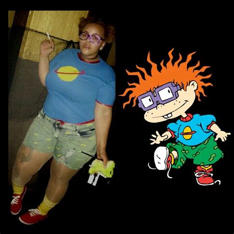 Chuckie Finster Diy Halloween Costume Rugrats Halloween Costumes