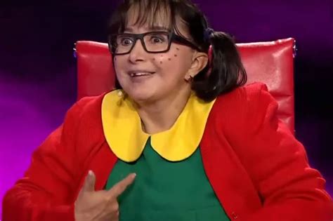 No tiene la chispa porque no le gusta lo que hace, como gran cantidad de chilenos que trabajan en algo que no les gusta. María Antonieta de las Nieves volvió a ser la Chilindrina ...