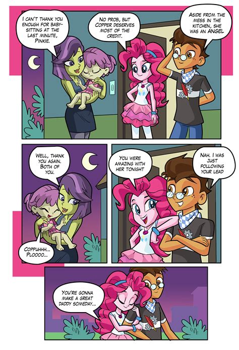 2156006 Safe Artist Art 2u Character Pinkie Pie Oc Oc Copper Plume Comic The Copperpie