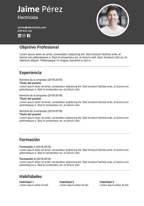 Descargar curriculum vitae basico chileno gratis world war 2 essay. descargar plantilla de curriculum gratis | Plantillas ...