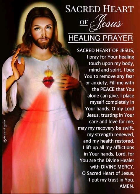 Prayer To The Sacred Heart Of Jesus Keash Parish
