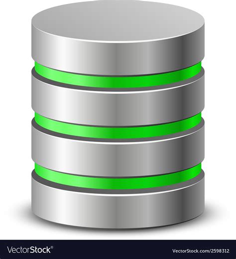 Database Icons Royalty Free Vector Image Vectorstock