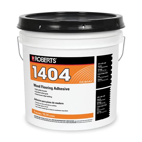 Solvent free, low voc, environmentally friendly formulation. Wood Flooring Adhesive - Roberts Consolidated