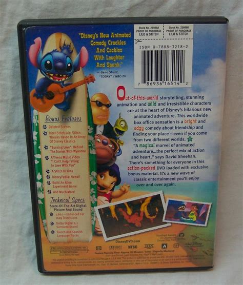 We did not find results for: Walt Disney LILO & STITCH DVD 2002 786936165142 | eBay