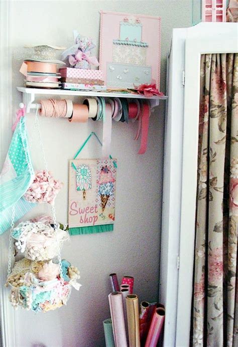 All of the tools and equipment pictured were donated by members who choose to adopt the coop lifestyle. Vintage Pastel Craft Room - Heart Handmade uk | Craft room ...