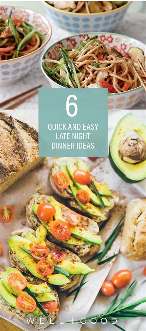 Chicken, pork, steak, and plenty of shrimp and salmon are on the menu. 6 healthy late night dinner ideas that are quick to make ...