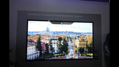 Samsung 110 8k Glassless 3d Suhdtv Eyes On Youtube