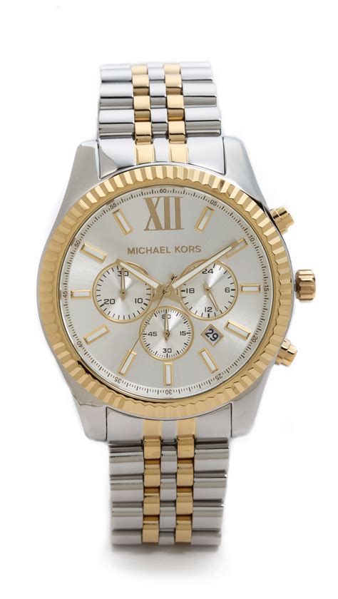 You'll receive email and feed alerts when new items arrive. Michael Kors Mens Lexington Watch in Metallic - Lyst