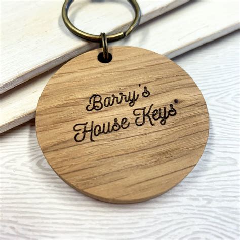 Personalised House Keys Keyring By Urban Twist