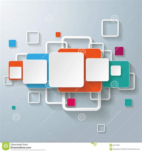Click the artboard, and in the dialog box that opens, type the number of sides for your shape — for example, type 6 to create a hexagon. Colorful Rectangles Squares Design Line Royalty Free Stock ...