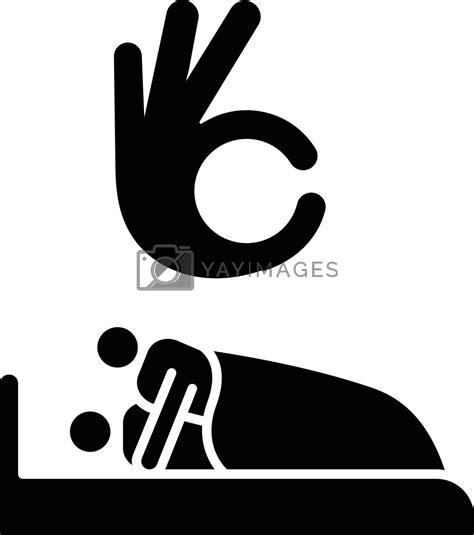 Sexual Consent Glyph Icon Intimate Relationship With Partner Lovers