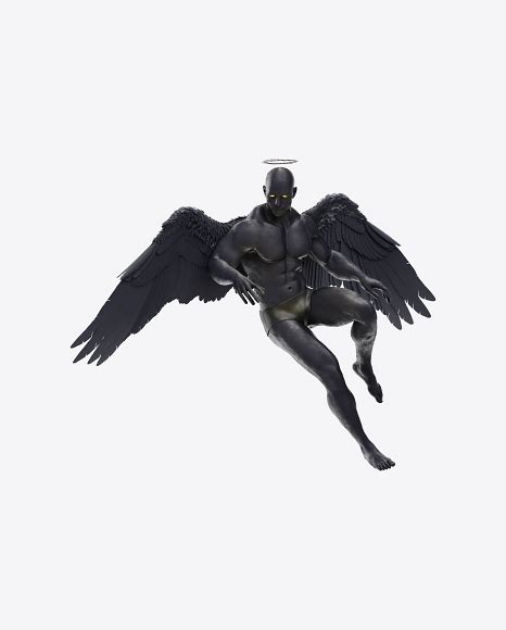 Download Dark Angel Transparent Png On Yellow Images