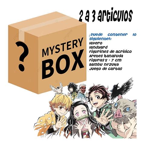 Caja Misteriosa Kimetsu No Yaiba Demon Slayer Mystery Box Mercadolibre