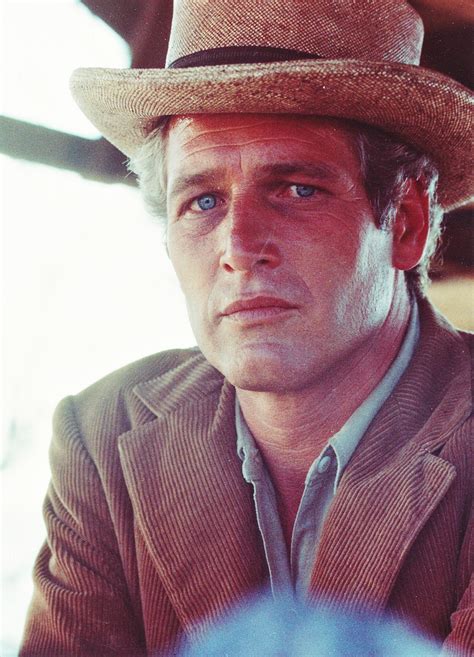 Mattybing1025paul Newman Photographed On The Set Of Butch Cassidy And