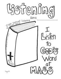 Free coloring pages — perfect for younger catholic children! Printable Coloring Sheets for the Holy Mass | Catholic ...