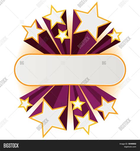 Star Banner Vector Vector And Photo Free Trial Bigstock