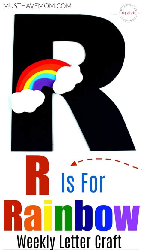 R Is For Rainbow Letter Craft Free Printables Must Have Mom