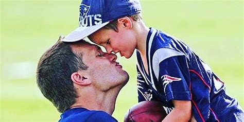 Health protocols obviously changed that this year, but tom brady still managed to find a way to share the moment with his son. Tom Brady Under Fire for Long Kiss on the Lips With 11 ...