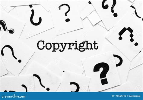 Copyright Stock Image Image Of Imprint Macro Copyrighted 175654719