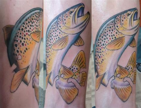 Sean is a really good guy, he gets the work i want done everytime without fault. Gallery For > Cutthroat Trout Tattoo | Trout tattoo ...