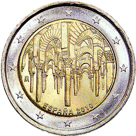 Euro Coins Spain 2 Euro 2010 Commemorative The Black