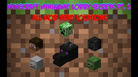 Minecraft Mini Game Lobby Secrets Pt 1 Youtube