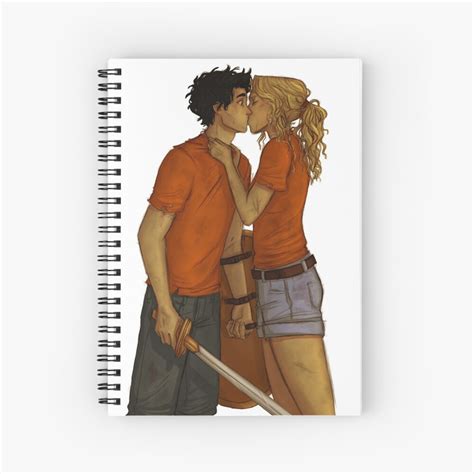 First Kiss Percabeth Spiral Notebook For Sale By Ritta1310 Redbubble