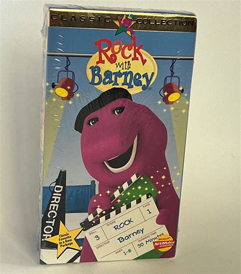 New And Sealed Rock With Barney Vhs 45986980816 Ebay
