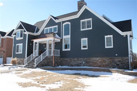 Ground level studio office and full bath with separate electric meter and entrance. Massapequa - Traditional - Exterior - New York - by Good Guys Contracting | Houzz