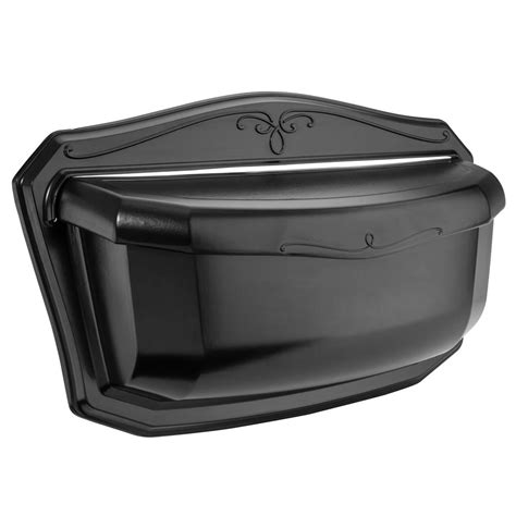 Check spelling or type a new query. Black Wall Mount Mailbox Mail Letter Postal Box Die Cast ...