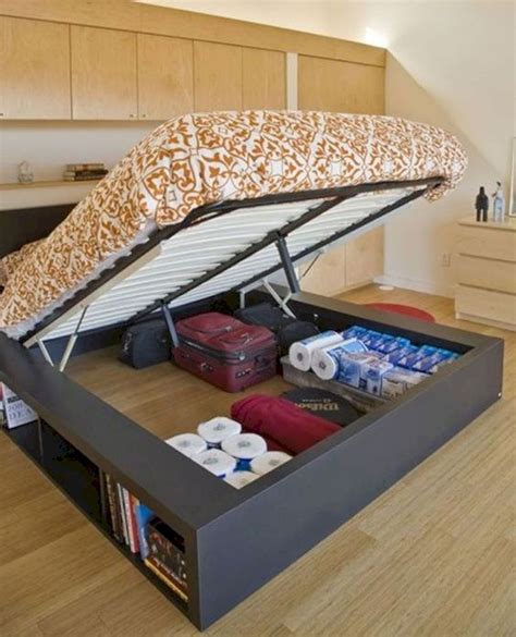 60 Brilliant Space Saving Ideas For Small Bedroom 40 Diy Storage Bed