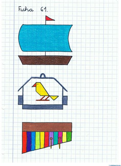 Dibujos en cuadrícula - Web del maestro