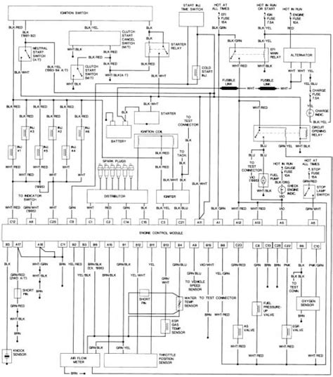 1990 Toyota Camry Wiring Diagram