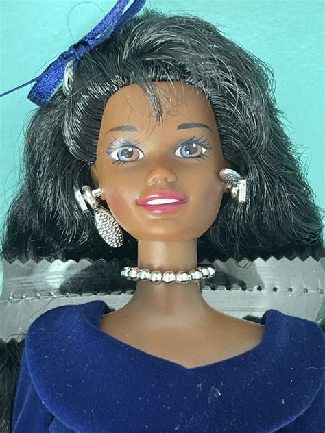 African American Barbie Doll 1995 Winter Velvet 15587 Avon Exclusive Series 1st Ebay