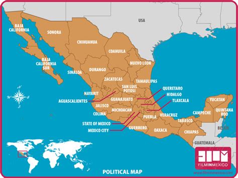 The ports and harbors located in mexico are shown on the map below. Maps | Film in Mexico