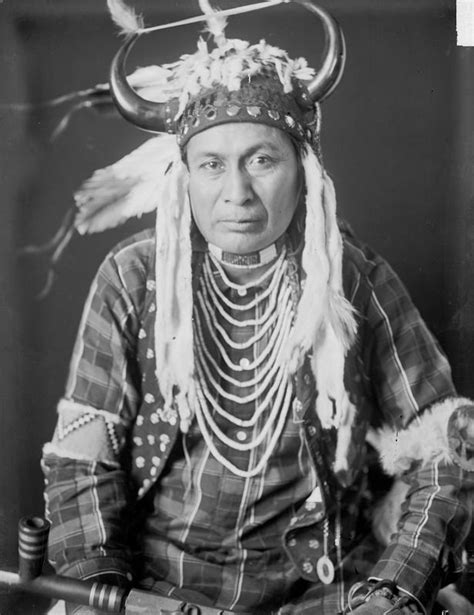 Portrait Of Nez Perce Man Ahlakat Feb 1907 Creator De Lancey W Gill