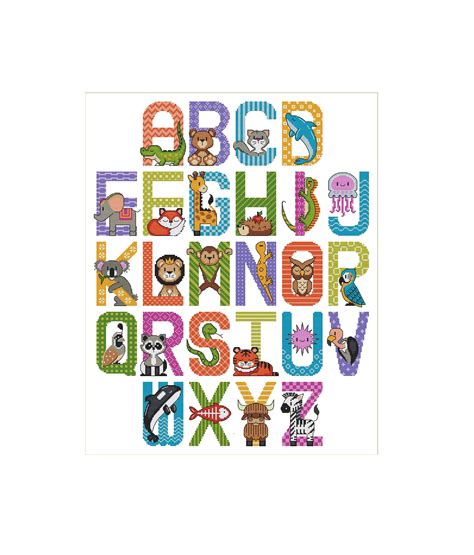 Animal Alphabet Cross Stitch Patterns