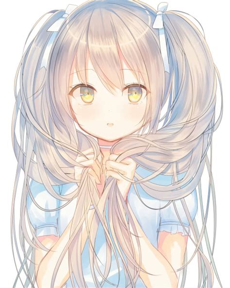 Anime Girl Long Hair Drawing