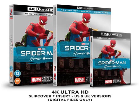 Marvel Studios Spider Man Homecoming Custom 4k Blu Ray Etsy