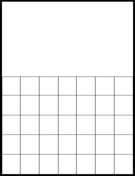 Impressive Free Blank Calendar Grid Printable Blank Calendar