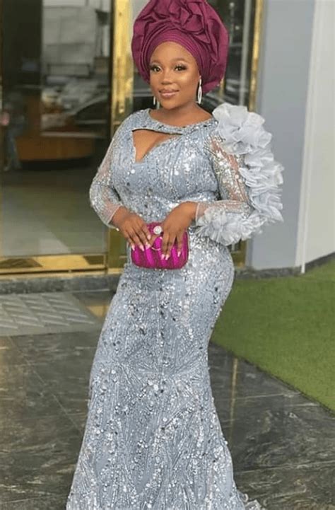 25 Latest Aso Ebi To Slay In 2021 Stylish Naija Nigerian Lace Styles Dress Lace Gown