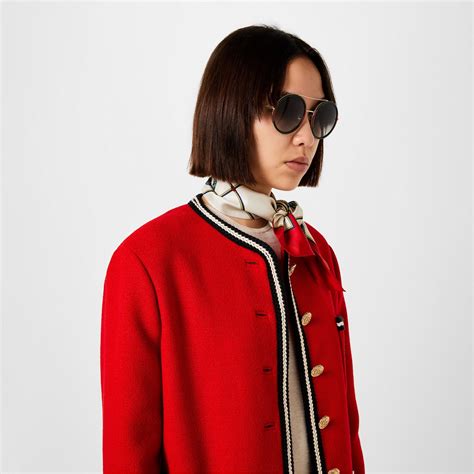 gucci round bee sunglasses flannels app