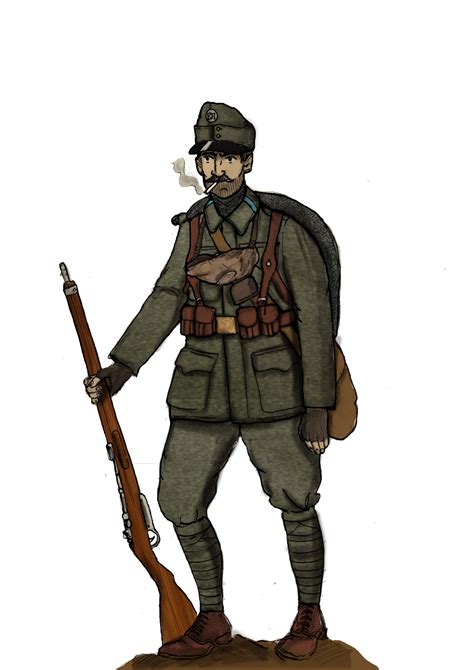 Austro Hungarian Soldier 1916 Ww1 By Gozac1198 On Deviantart